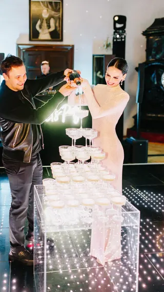 Svatba na místě Lobkowicz Palace, příspěvek @boutiqueweddingsprague z roku 2023 (2. fotografie)