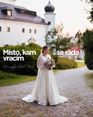 Svatba na místě Zámek Třešť, příspěvek @_pravou_ z roku 2026