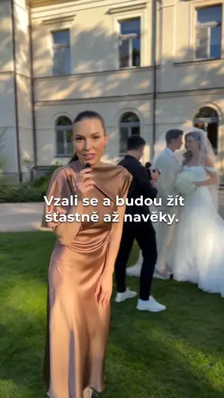 Svatba na místě Chateau Mcely (Svatby podle Adély), příspěvek @svatbypodleadely z roku 2026