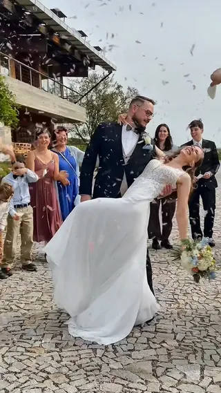 Svatba na místě Vinařství Sonberk, příspěvek @easywedding_brno z roku 2026