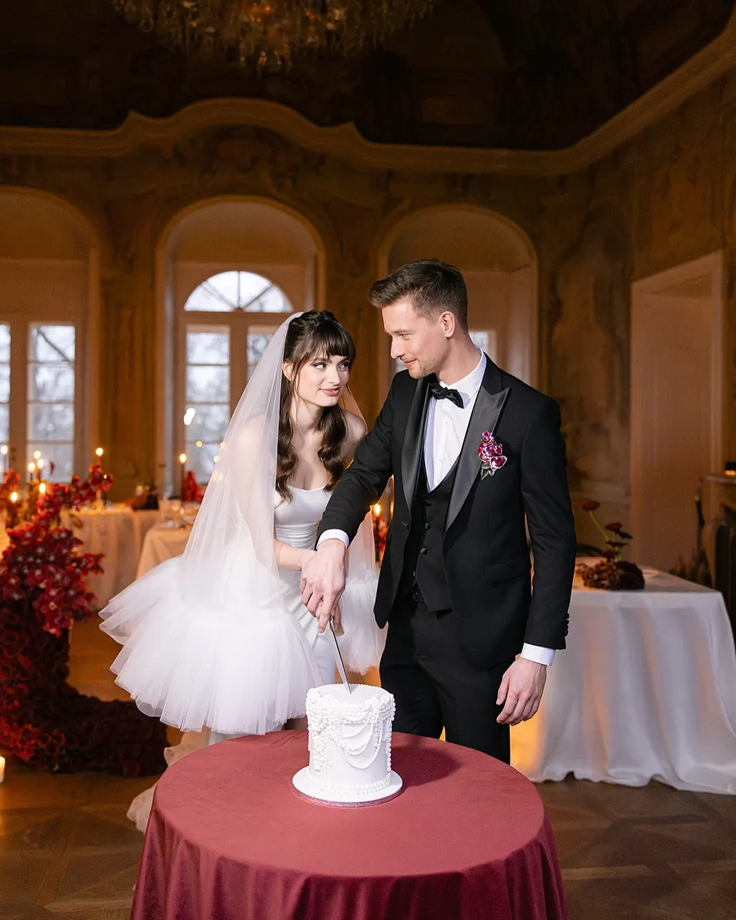Novomanželé – Zámek Bon Repos, Stará Lysá (Magnolia Weddings Prague)