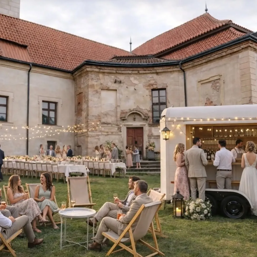 Ze svatebního portfolia: Svatební krámek (2. fotografie)
