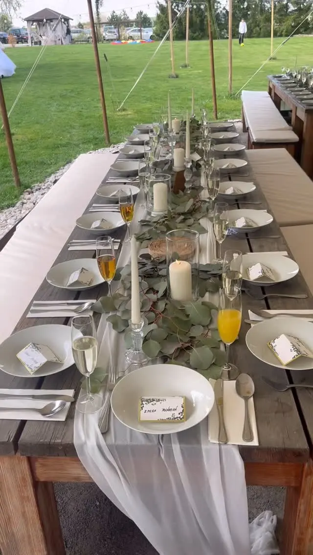 Prostřená tabule – z portfolia: Svatební kamarádka