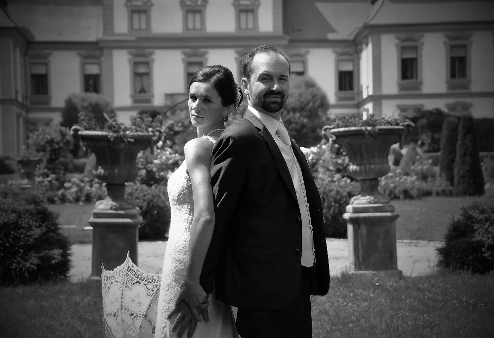 Novomanželé – Zámek Jemniště, Postupice (3. fotografie)